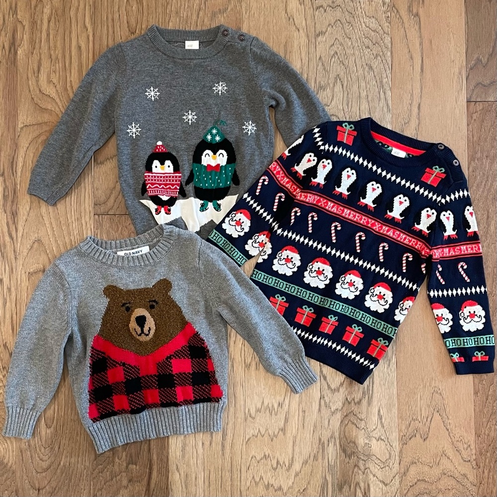 H&M/OLD NAVY Christmas Sweaters
